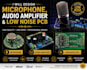 design microphone, audio amplifier and low noise pcb
