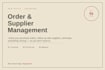 manage your purchase orders and suppliers