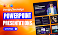 design professional powerpoint presentations and pitch decks