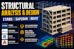 do structural analysis and design using etabs and revit