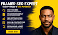 design framer website with seo and cms