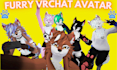 create furry vrchat avatar fursona anthro character rigging physbone unity quest