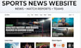 build a professional sports news website with wordpress