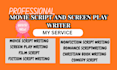 write movie script, movie script writing, screenwriting, screenplay film script