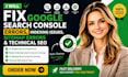 fix google search console errors indexing issues sitemap errors, technical SEO
