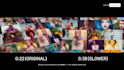 create mosaic photo wall vlog reveal video