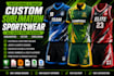 create custom sublimation jersey mockup and print ready designs