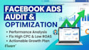 audit, optimize, and fix your facebook ads compaigns