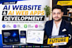 build ai website, ai web application and ai software