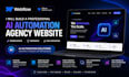 build a professional ai automation agency webflow event website cms development