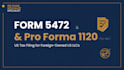 file your foreign owned US llc tax return, form 5472 and 1120