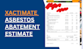 do xactimate asbestos abatement and hazardous material estimate