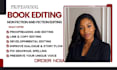 professionally edit romance novel, dialogue edit proofread fiction manuscript