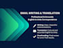 write, translate and craft, professional emails