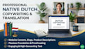 write or rewrite engaging dutch copy and content