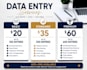 provide accurate and professional data entry services