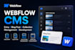 do webflow cms entry, blog post, collection management, webflow development
