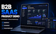 create b2b saas product demo, software walkthrough and ui animation video