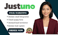 setup justuno popup funnel justuno lead capture justuno conversion optimization