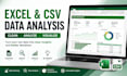 clean, analyze and visualize your excel or CSV data