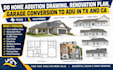 do il and wa renovation plan, remodeling garage conversion and elevation drawing