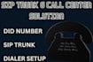 setup 3cx did number sip trunk inbound outbound call center