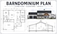 create barndominium plan, pole barn, barn house and barndo floor plan