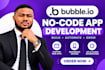 build bubble io app saas mvp and scalable web application