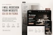 redesign your website UX UI in figma