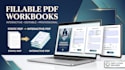 create a fillable PDF workbook, worksheet, interactive forms, coaching workbook