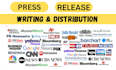 press release, press release distribution, write press release, online pr
