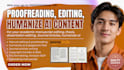 proofread, edit your academic manuscript, humanize ai content, thesis editing