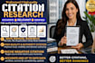 do niche relevant citation research and authoritative source research