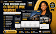 redesign your outdated wix website into a modern, high converting site