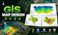 create professional maps using qgis or arcgis