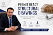 prepare structural permit drawings for engineer stamp and seal