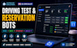 build UK dvsa driving test, bbdc, stubhub, queue it and reservation bots