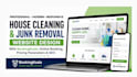 house cleaning service website junk removal booking koala pricing parameters SEO