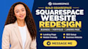 squarespace website design squarespace website redesign squarespace website