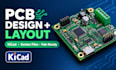 do kicad pcb design, schematic, pcb layout and gerber files for fabrication