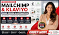 design high converting mailchimp klaviyo psd to html email automation