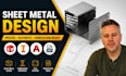 sheet metal drawing, fabrication cad, solidworks sheet metal design