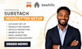 setup substack account beehiiv substack expert newsletter design account setup