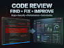 review code, find issues, enhance security, and boost performance