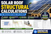 design solar roof structural calculations and mounting plans