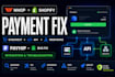 fix whop shopify payment gateway checkout, API payhip issues webhooks and bugs
