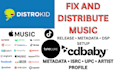 manage your music distribution and release setup for spotify apple music
