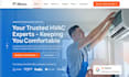 build squarespace hvac website heating cooling service website