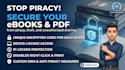 secure your ebook pdfs from downloading and print piracy with device locked