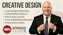 a creative design logo well